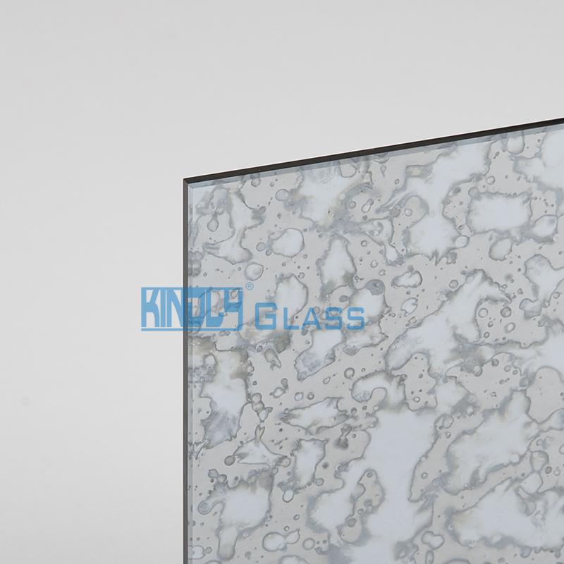Grey tinted antique mirror